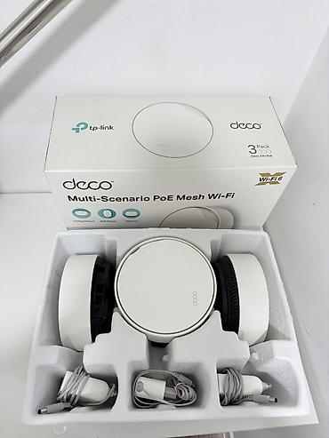 TP-Link Deco X50-PoE (набор из 3 узлов) + PoE-коммутатор Hikvision