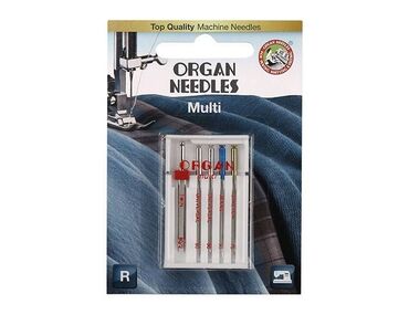 Промышленные швейные машинки: Organ иглы Универсальные 5/multi (ассорти) блистер для швейных машин