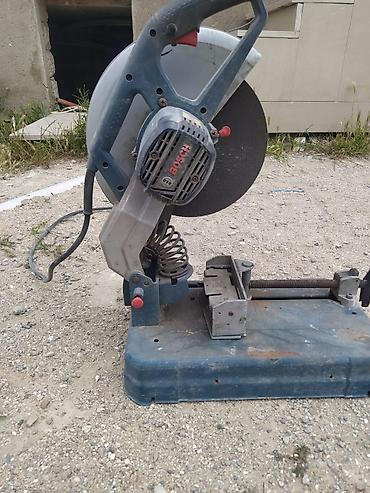 Оборудование для производства: Bosch metal kəsmə dəzgahı (stasionar çep-saw) - Brend: Bosch - Növ — 1