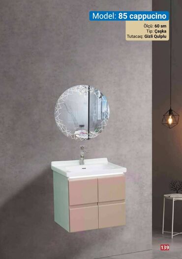 Təmir və tikinti: Model 85 Cappucino kafel-keramika materialından hazırlanmış, 60 sm
