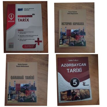 ədəbiyyat dərslik: 4 ədəd tarixi kitabı 10 AZN. Tək-tək alış mövcuddur. Real alıcıya