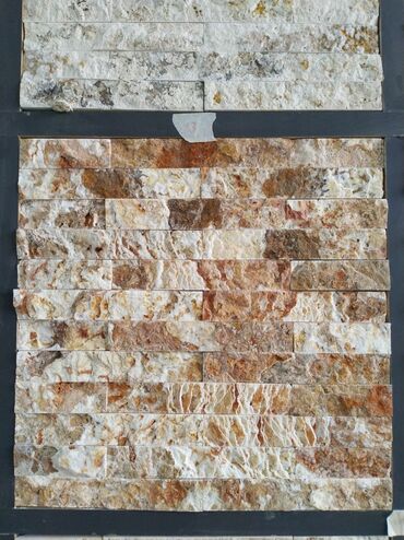 metbex ucun kafel metlax: Təbii daş dekorativ divar panelləri - Material: təbii daş (qarışıq