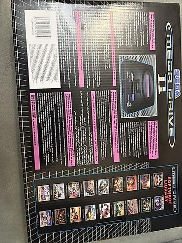 retro konsol: SEGA Mega Drive II 16-bit video oyun konsolu Tezedi hec istivade — 3
