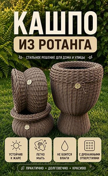 Корзины: Кашпо и вазоны, Платная доставка — 1