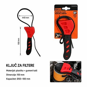 KMT Plastični ključ za filter sa dvobojnom drškom 2385986 - Namena