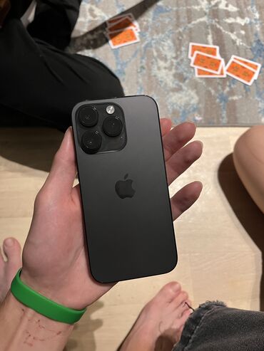 балыкчы телефон айфон: IPhone 14 Pro, Б/у, 256 ГБ, Graphite, Защитное стекло, Чехол, 78 %