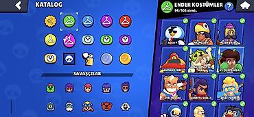 Digər oyun və konsollar: Brawl Stars hesab məlumatları: Nadir skinlər: 103-dən 94-ü İfrat -da lalafo.az — 12 Digər oyun və konsollar: Brawl Stars hesab məlumatları: Nadir skinlər: 103-dən 94-ü İfrat — 12