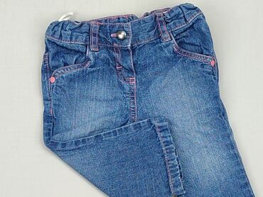 jeansy firmowe: Spodnie jeansowe, C&A, 6-9 m, stan - Dobry
