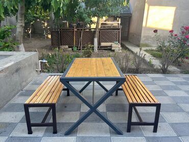 Mətbəx mebeli: Sənaye üslubunda metal-taxta mebel dəsti və fərdi hazırlanma xidməti — 37