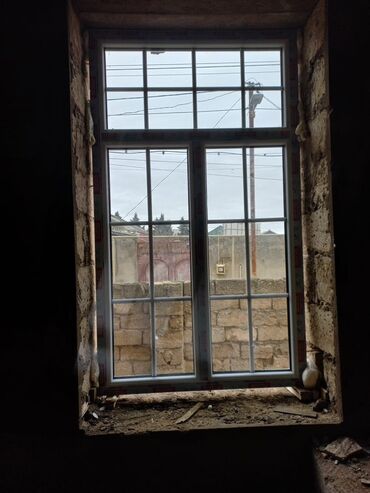 Plastik pəncərələr: Yeni İkiqat şüşə paketi Plastik pəncərə, Еni: 100 sm, Uzunluğu: 100 sm, Pulsuz quraşdırma — 16