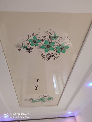 Натяжной потолок: Натяжной потолок Глянцевое, Матовое, 3D потолки Бесплатный замер, Гарантия, Монтаж — 9