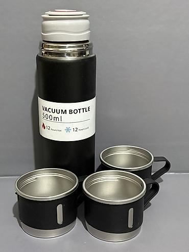 termos satisi: Rəng - Qara, Termos, Paslanmayan polad, 0,5 bucket volume l — 1