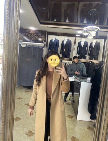 сумка miu miu: Пальто, Халат, Осень-весна, Длинная модель, XS, S, M