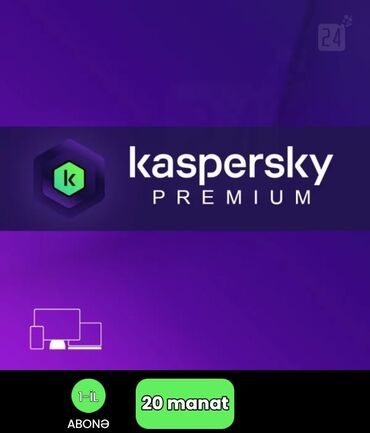 Təhlükəsizlik sistemləri: Kaspersky Premium 1-İL 🔸 Kaspersky Premium 🔸Global Lizensiya 🔸 1-illik