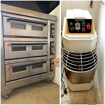 Professional sobalar: Elektrik soba, Şirniyyat üçün, Yemək üçün, Çörək, 3 mərtəbəli, İşlənmiş — 1