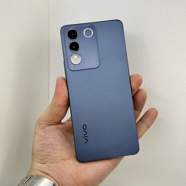 Huawei: Vivo V27e, Б/у, 128 ГБ, цвет - Синий, 2 SIM