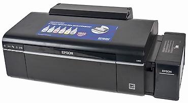 замена батарей: Фотопринтер Epson L805 с системой непрерывной подачи чернил. Модель — 1