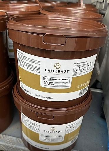Какао-масло в каллетах Callebaut 100% - Производитель: Callebaut