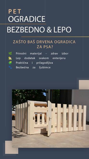 Oprema za kućne ljubimce: Ogradice za pse - standardne i po meri Za sve one koji svog psa ne — 12