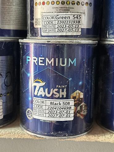 краска машины: Краска Taush Premium Paint — цвет Black 508. Характеристики: - Тип — 1