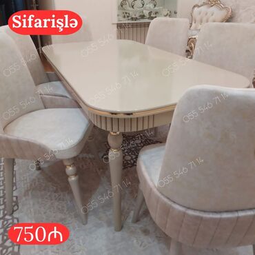 кухонные стулья: Qonaq otağı üçün, Yeni, 6 stul