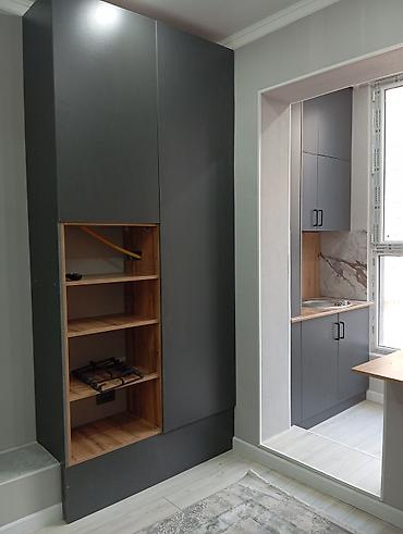 Кухонные гарнитуры: Кухонный гарнитур, Новый, цвет - Серый, ДСП, Бесплатная доставка — 36