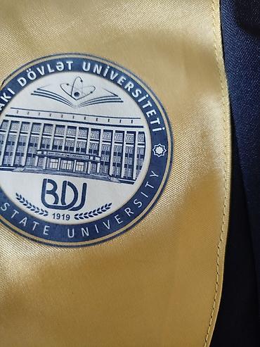 mantiya: Məzun Geyimi Mantiya ( S razmer) - Bakı Dövlət Universiteti — 3
