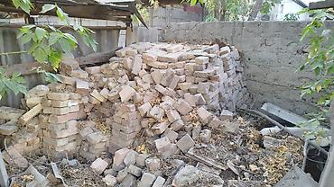 Кирпич строительный, полнотелый, глиняный (разобранный). Смешанная at lalafo.kg Кирпич строительный, полнотелый, глиняный (разобранный). Смешанная