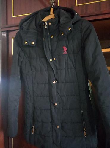 Верхняя одежда: Женская стеганая куртка U.S. Polo Assn. - Цвет: чёрный - Посадка — 2