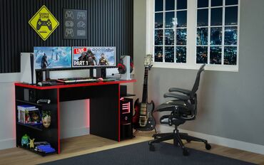 gaming stol: Ev və ya ofis üçün çalışma masası. Türkiyə və ya Rusiya istehsalı