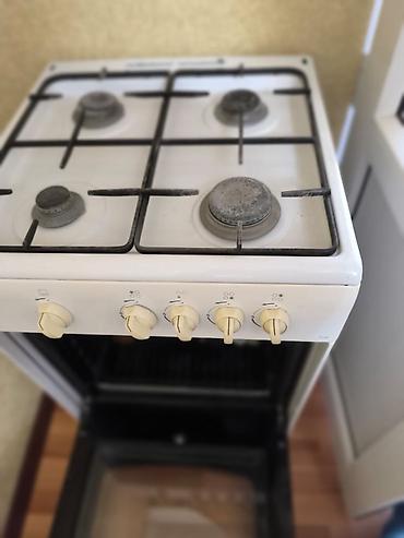 Газовые печи: Beko markalı 4 gözlü qaz sobası satılır. Qazla işləyir, aşağı — 5