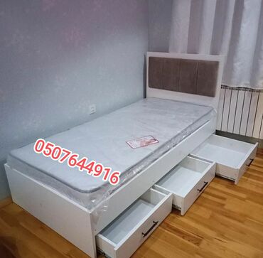 Çarpayılar: Yeni, Təknəfərlik çarpayı, Bazasız, Matras ilə, Siyirməsiz, Azərbaycan — 25