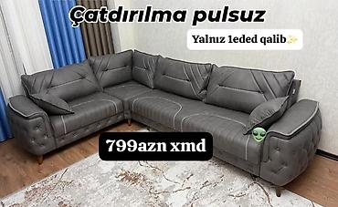 qusar mebel: Künc divan, Yeni, Parça, Pulsuz çatdırılma — 1