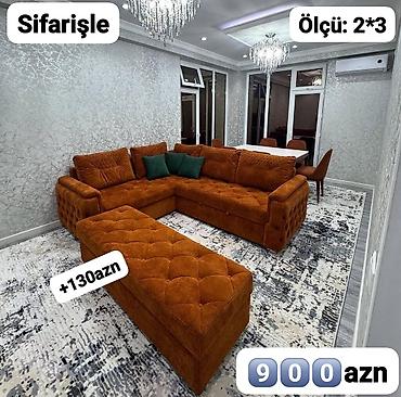 Sifarişlə divanlar: Divan, Qonaq otağı üçün, Parça, Bazasız, Açılmayan — 20