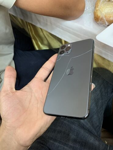 ayfon 2 ci əl: IPhone 11 Pro, Space Gray, Qırıq