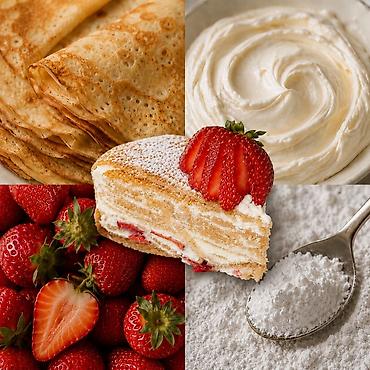 блини: Блинные торты Blinique - Формат: многослойные блинные торты - Вкусы — 4