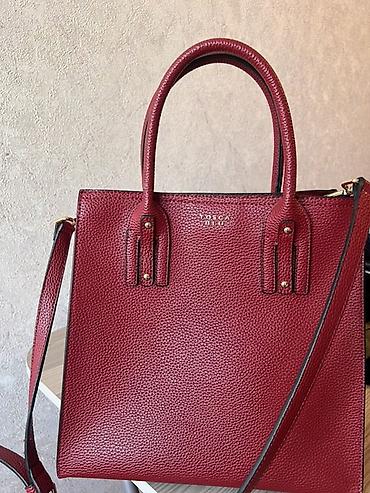 Çantalar: Tosca Blu qadın çantası - Rəng: şərab-qırmızı (burgundy) - Material — 1