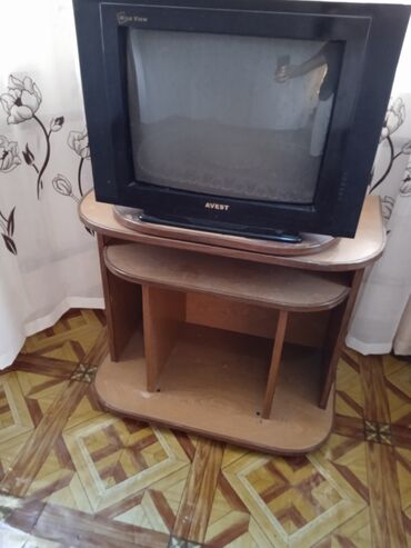 подставка под телевизор: Продам телевизор рабочий с подставкой за 1000 с тюнером Срочно!