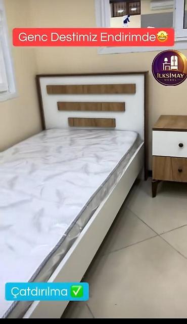 Uşaq mebeli: Gənc otağı üçün mebel dəsti Tərkib: - Tək nəfərlik çarpayı (ağ və — 3