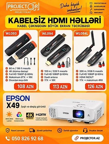 Kabelsiz HDMI həlləri – VRRIIIS WL093 və WL094 WL093 - 60 m/196 ft