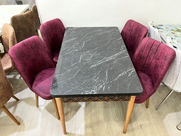 Masa və oturacaq dəstləri: Qonaq otağı üçün, Açılmayan, Dördbucaq masa, 4 stul -da lalafo.az — 11 Masa və oturacaq dəstləri: Qonaq otağı üçün, Açılmayan, Dördbucaq masa, 4 stul — 11