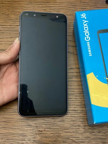 купить телефон самсунг: Samsung Galaxy J6 Plus, цвет - Голубой, 2 SIM