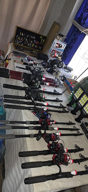 Удочки и спиннинги: Продаю удочки новые в сборе готовые от 2.1 метра и — 2