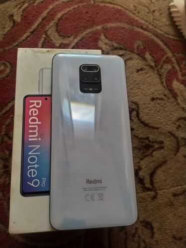 Уюлдук телефондор жана аксессуарлар: Redmi, Redmi Note 9 Pro, түсү - Ак
