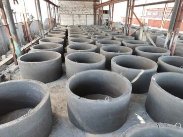 Железобетонные (ЖБИ) кольца для септика: Железобетонное (ЖБИ) кольцо для септика Размер: 150 x 90 x 8 см, Бесплатная установка, В розницу — 10