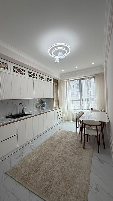 3х: 3 комнаты, 105 м², Асанбай мкр Элитка, 11 этаж, Дизайнерский ремонт — 7