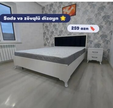 Çarpayılar: Yeni, İkinəfərlik çarpayı, Bazasız, Matras ilə, Siyirməsiz, Azərbaycan — 9