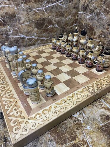 шахмат доска: Шахматы, нарды в этно стиле ❤️‍🔥 В наличие и на заказ 👍 Фигуры