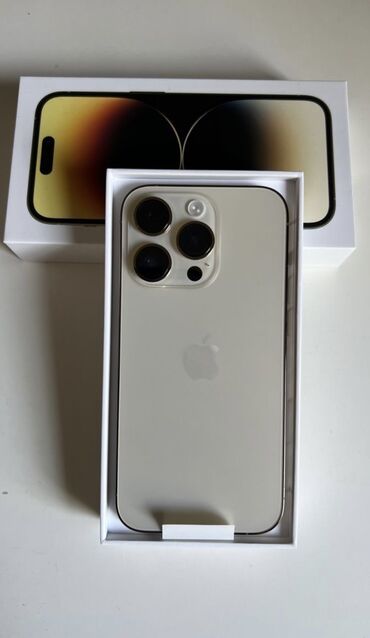 ayfon xl: IPhone 14 Pro, 128 GB, Qızılı, Face ID