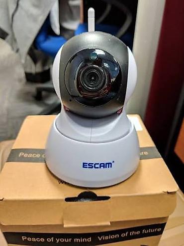 mikro casus kamera: ESCAM Wi‑Fi IP kamera - 360° döndürülə bilən PTZ dizaynı: panoram və — 1